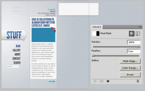 آموزش طراحی وبسایت افقی در فتوشاپ